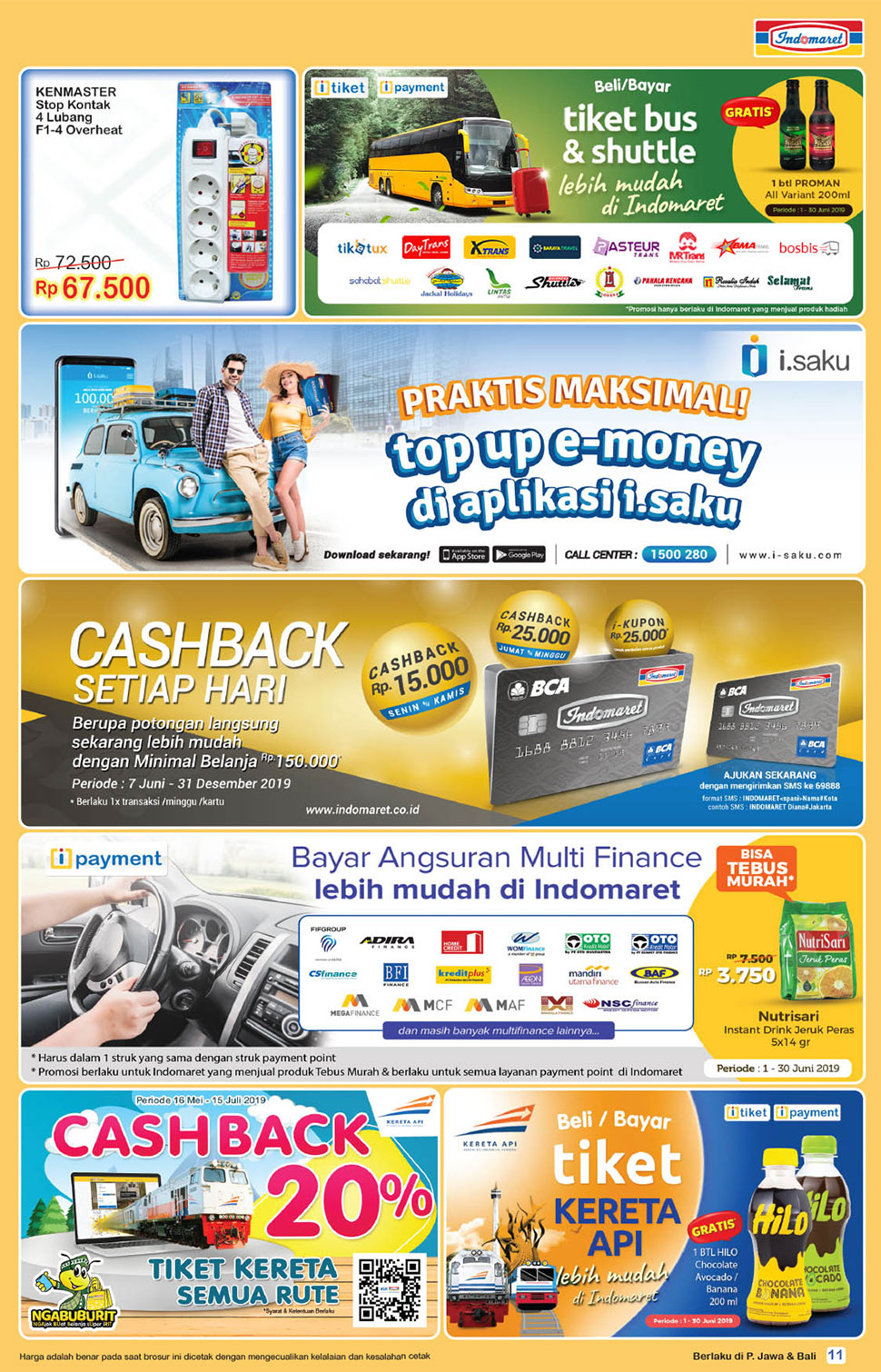 Promo Cash Back Indomaret