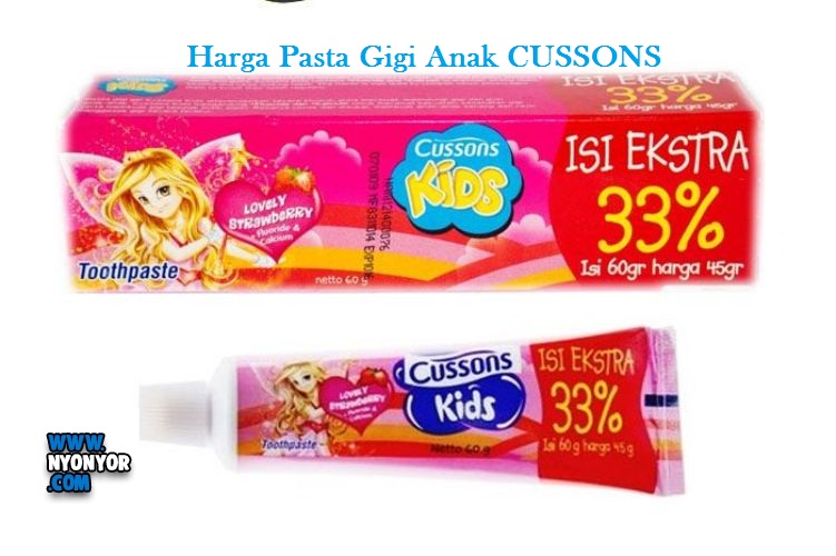 ️ Daftar Harga Pasta Gigi Anak Cussons Terbaru Juni 2024 - NYONYOR.COM 2024