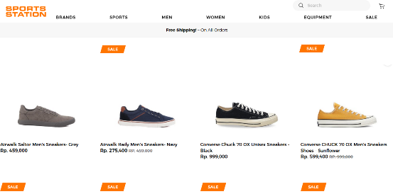 Dapatkan Sepatu Sneaker Pria Original yang Berkualitas di Sports Station