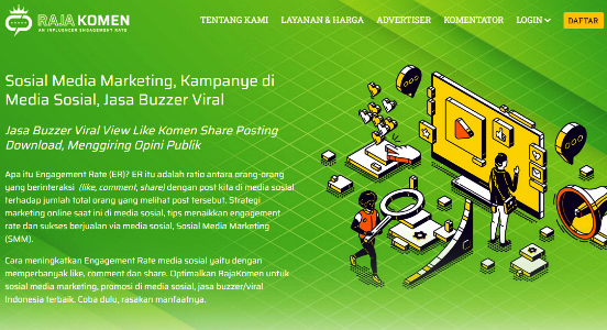 RajaKomen Memudahkan Postingan di Medsos Jadi Viral