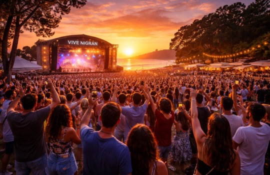 Serunya Festival Musik Vive Nigrán 2022 di Pinggir Pantai